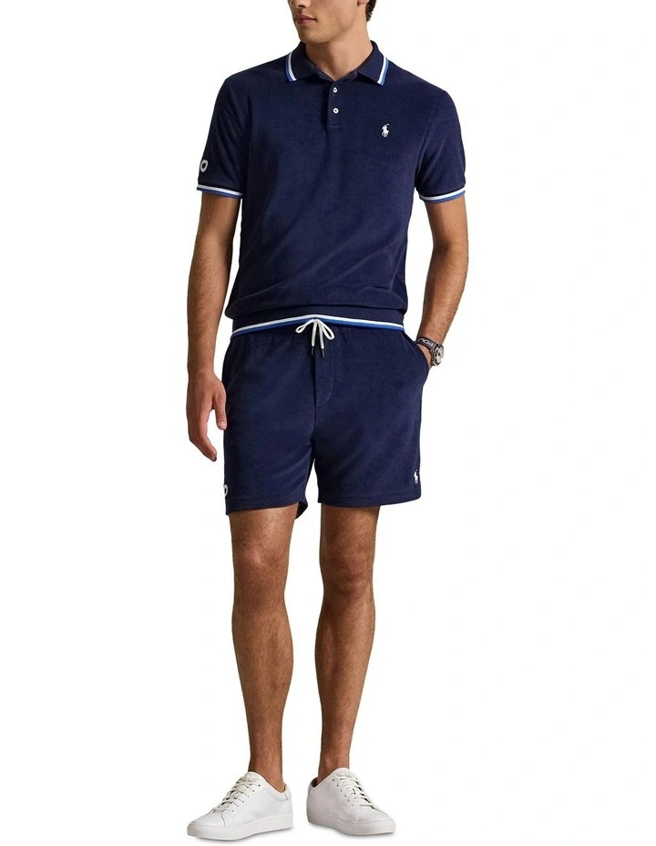 Australian Open 6-Inch Terry Short in Navy image 3