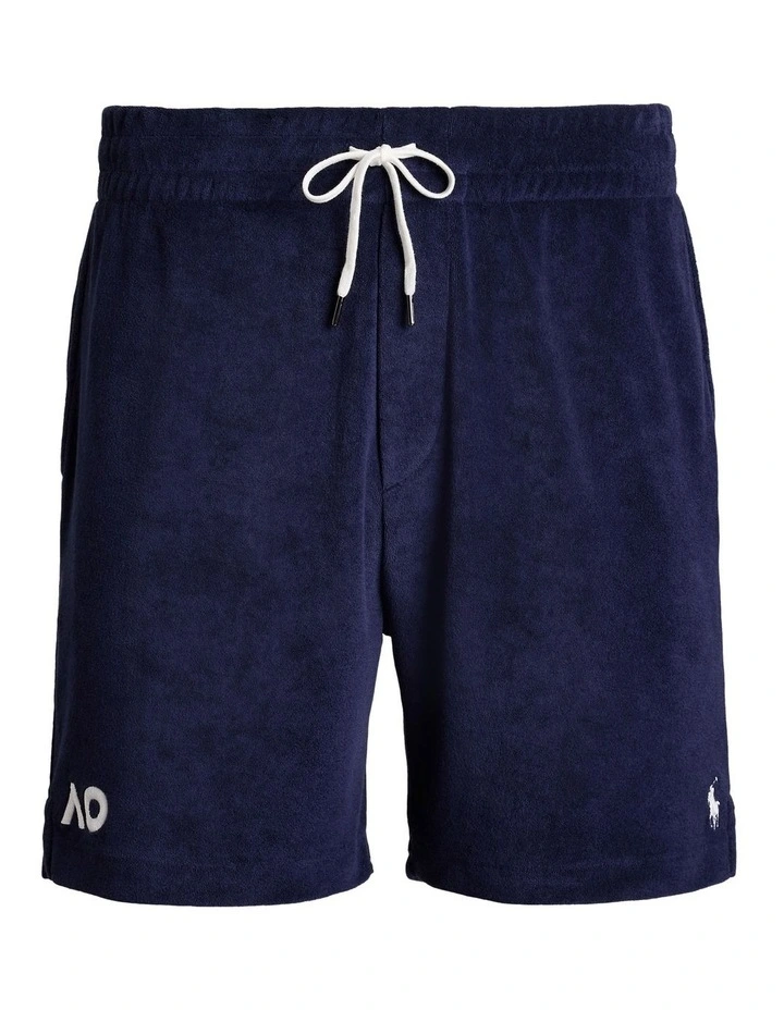 Australian Open 6-Inch Terry Short in Navy image 4