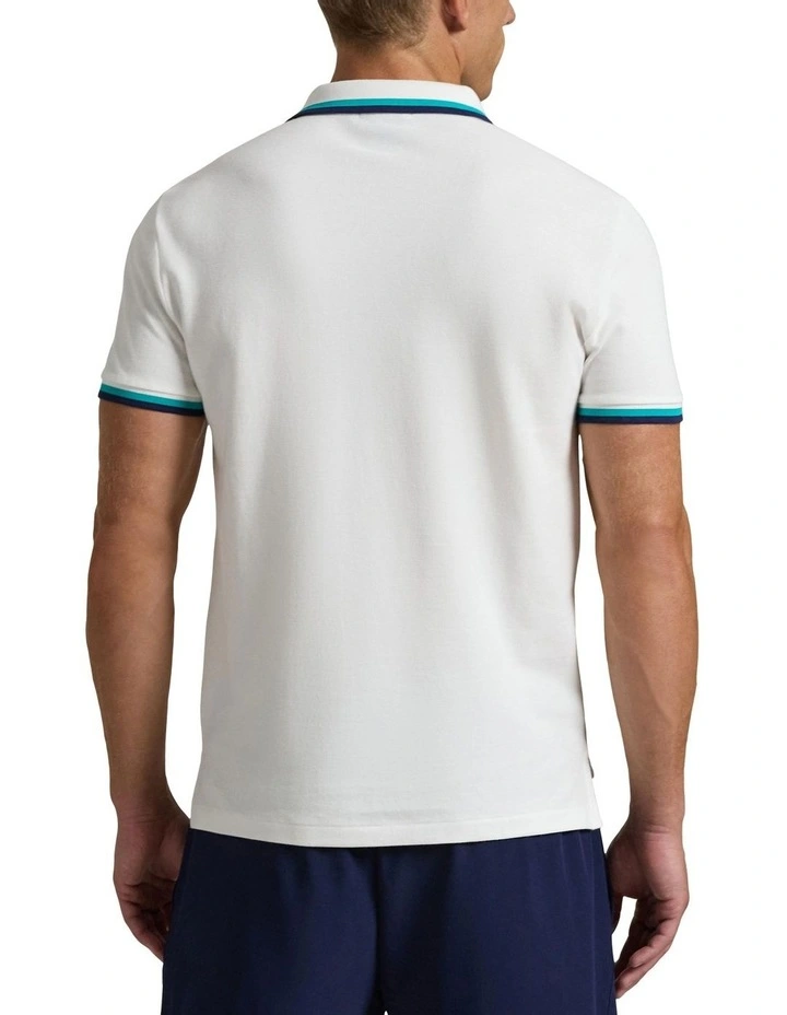 Australian Open Mesh Polo Shirt in Multi image 2