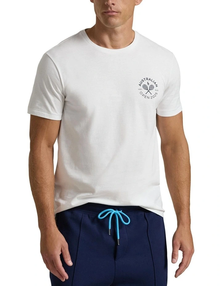Australian Open Jersey Graphic T-shirt in White image 1