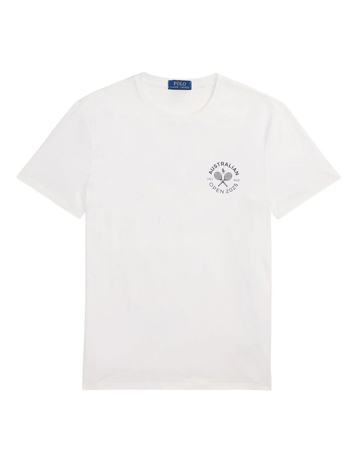 Australian Open Jersey Graphic T-shirt in White image 4