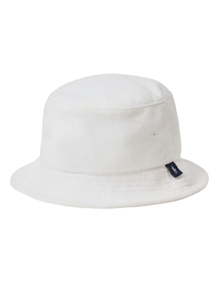 Australian Open Terry Bucket Hat in White image 2