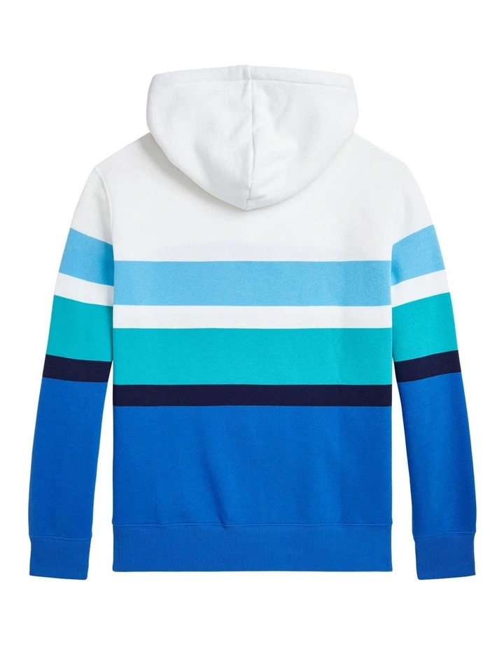 Australian Open Fleece Hoodie in Multi image 2