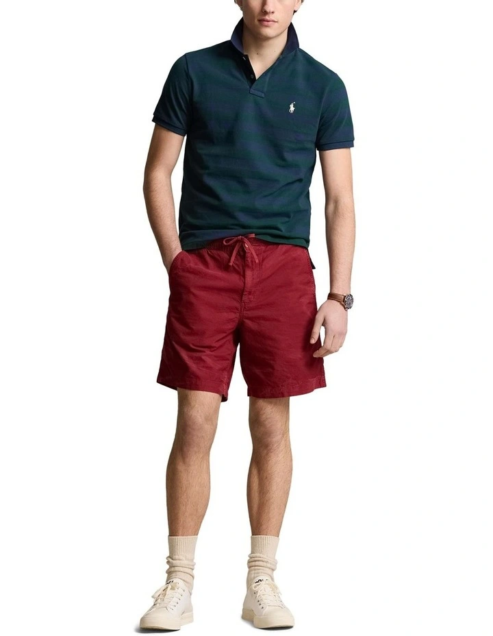 8-Inch Polo Prepster Oxford Short in Red image 3