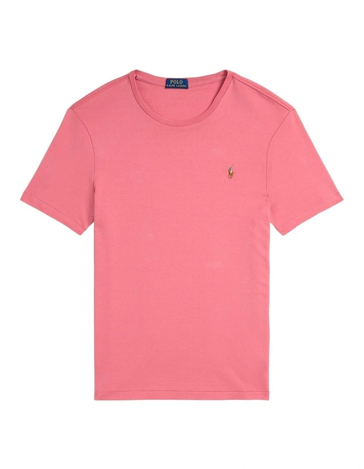 Custom Slim Fit Soft Cotton T-shirt in Red image 4