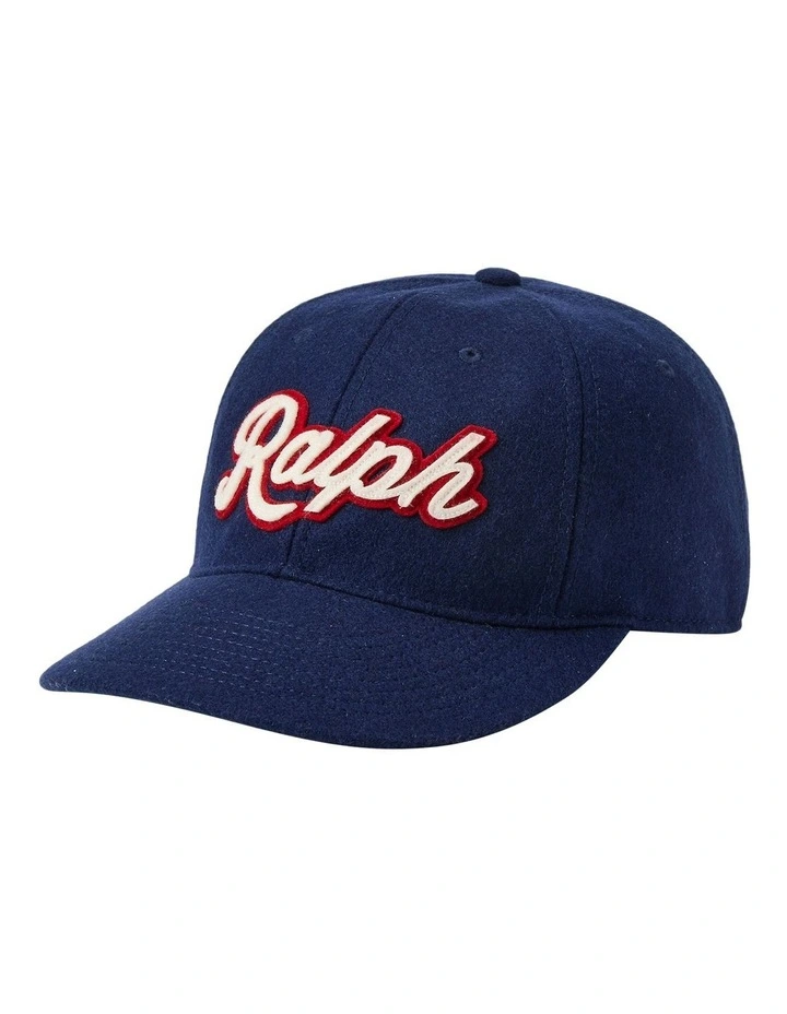 Wool-Blend Ball Cap in Navy image 1