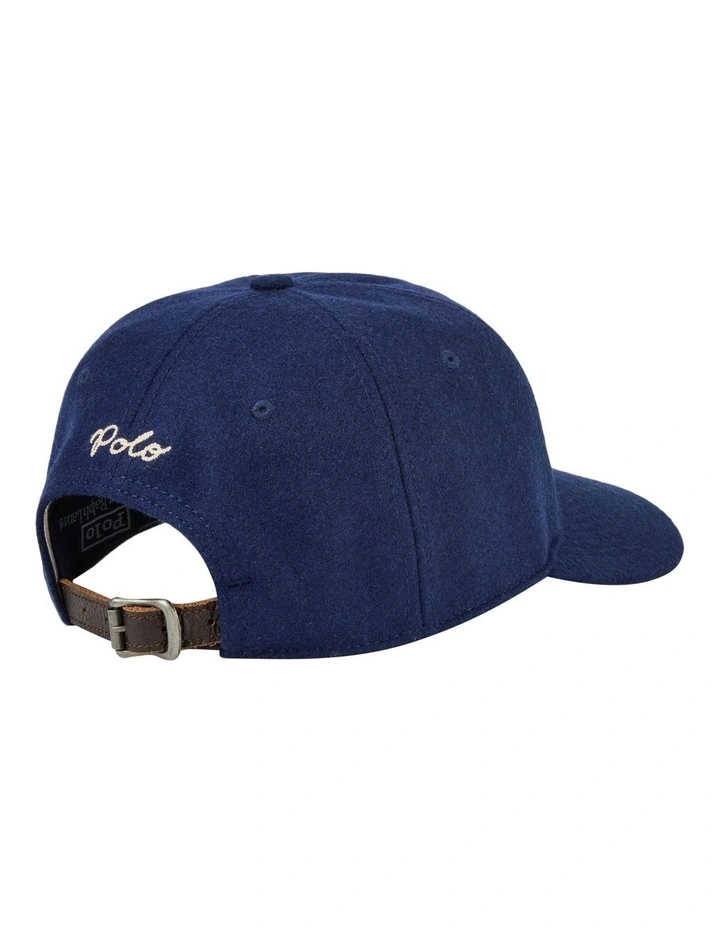 Wool-Blend Ball Cap in Navy image 2