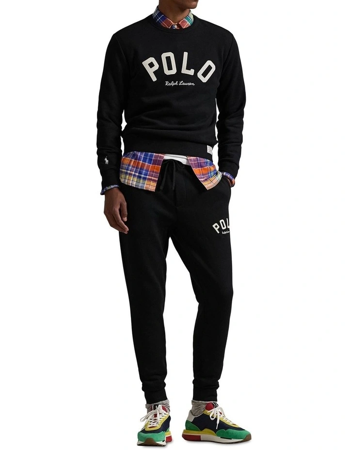 The Fleece Logo Sweatshirt in Black image 3