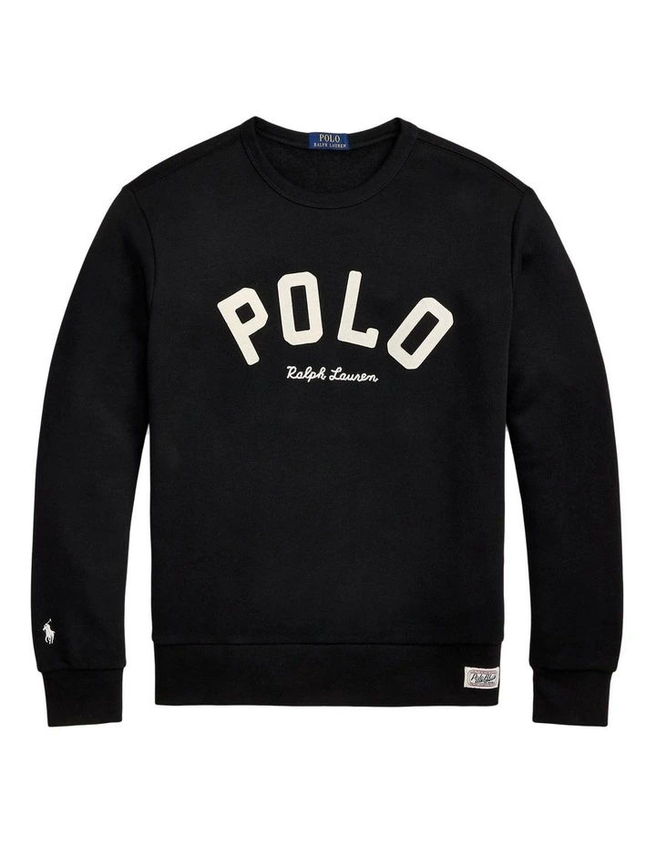 The Fleece Logo Sweatshirt in Black image 4