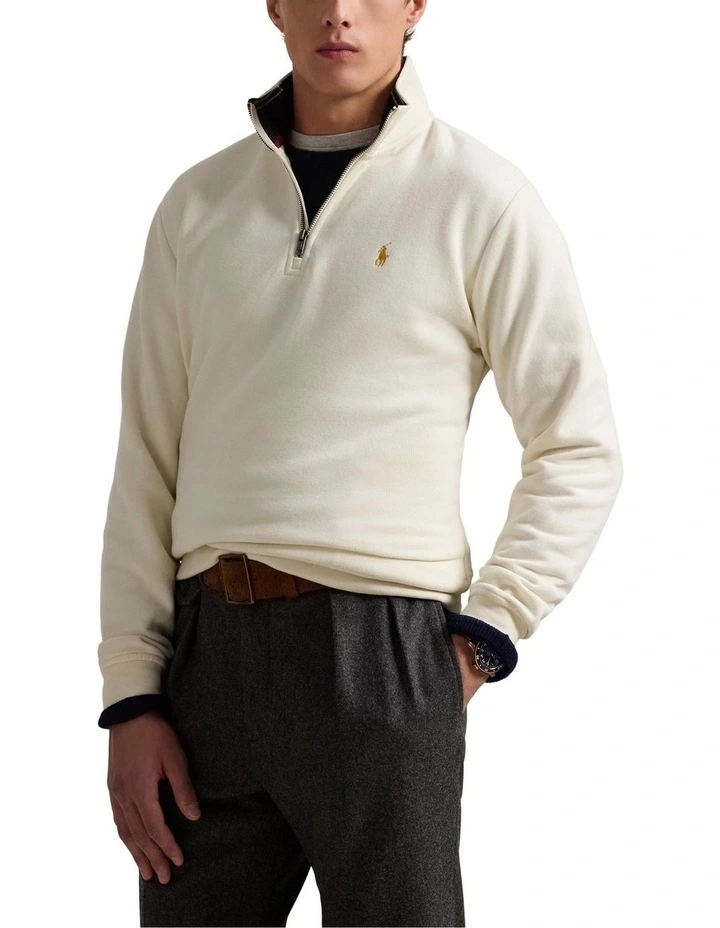 The Fleece Sweatshirt in White image 1