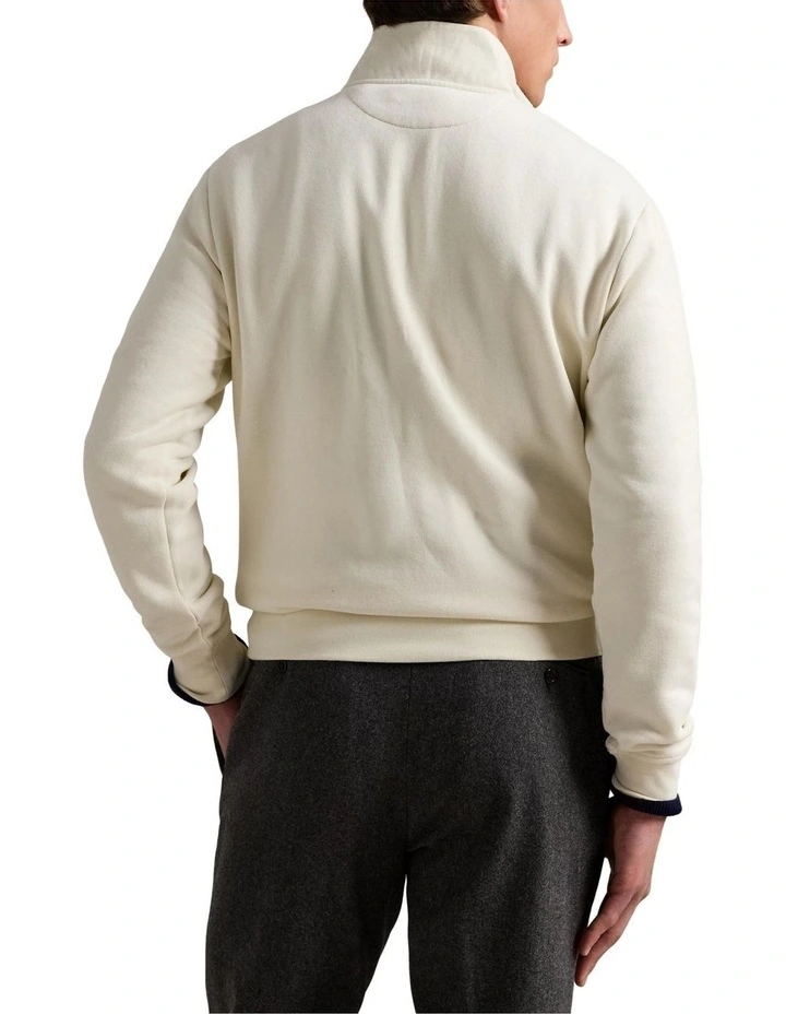 The Fleece Sweatshirt in White image 2