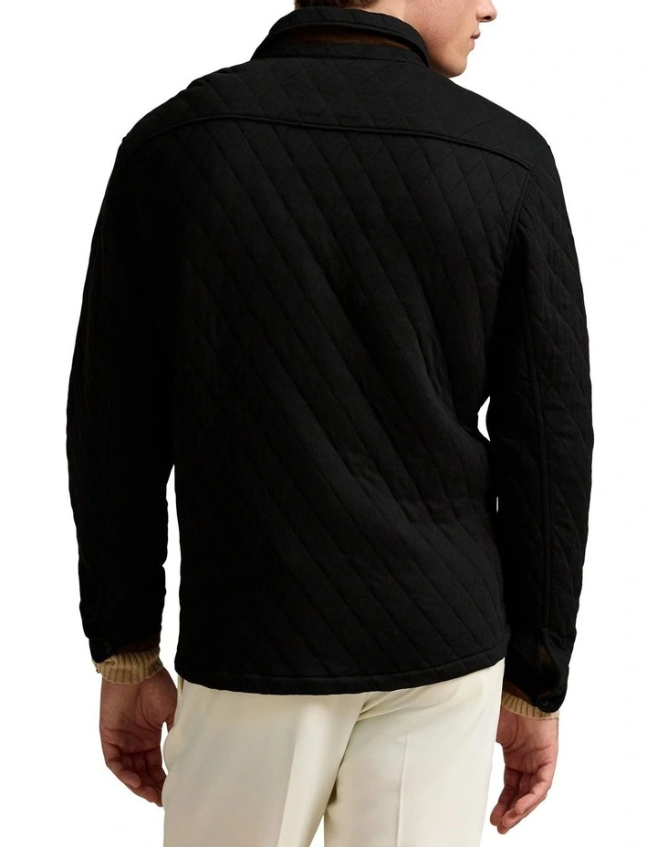 Quilted Double-Knit Jersey Overshirt image 2