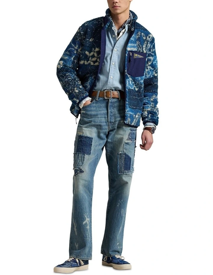 Shibori-Inspired Fleece Jacket image 3