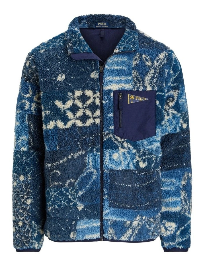 Shibori-Inspired Fleece Jacket image 4