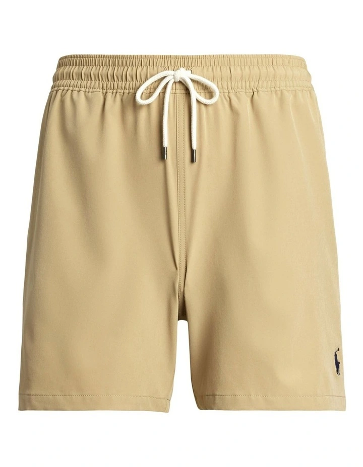 Traveler Classic Swim Trunk in Beige image 4