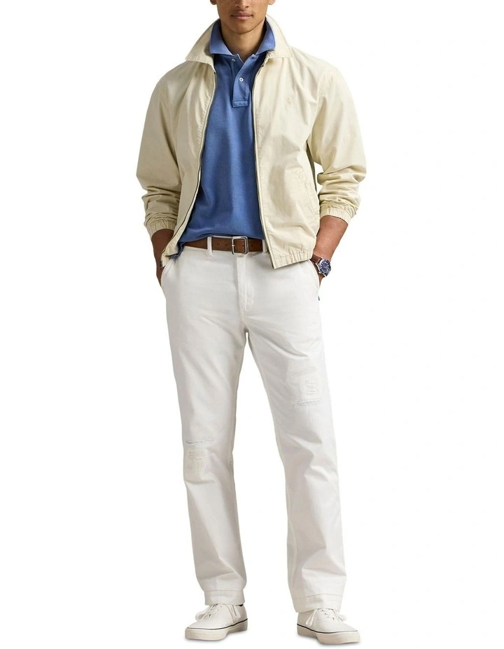 The Bayport Mineral-Dyed Poplin Jacket in Natural image 3