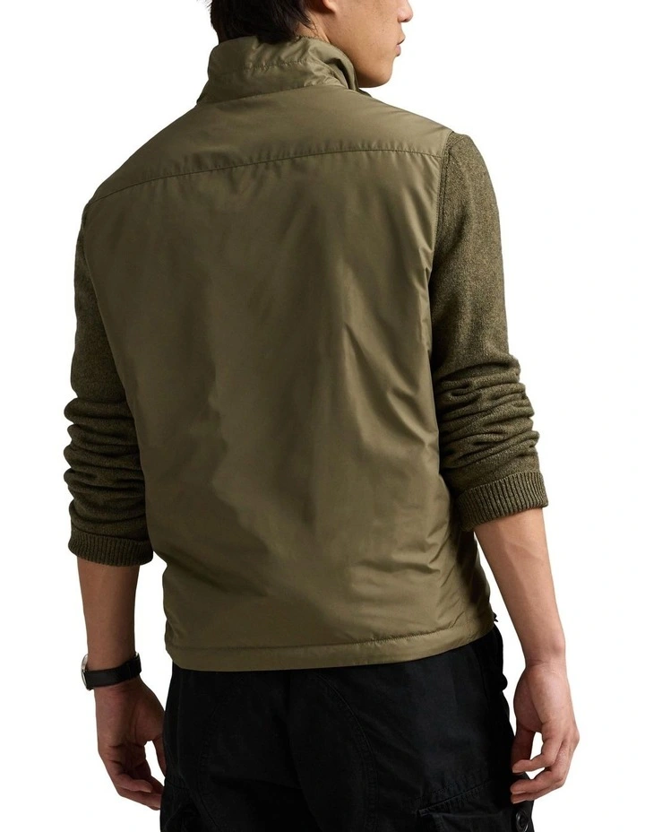 The Southland Insulated Vest in Green image 2