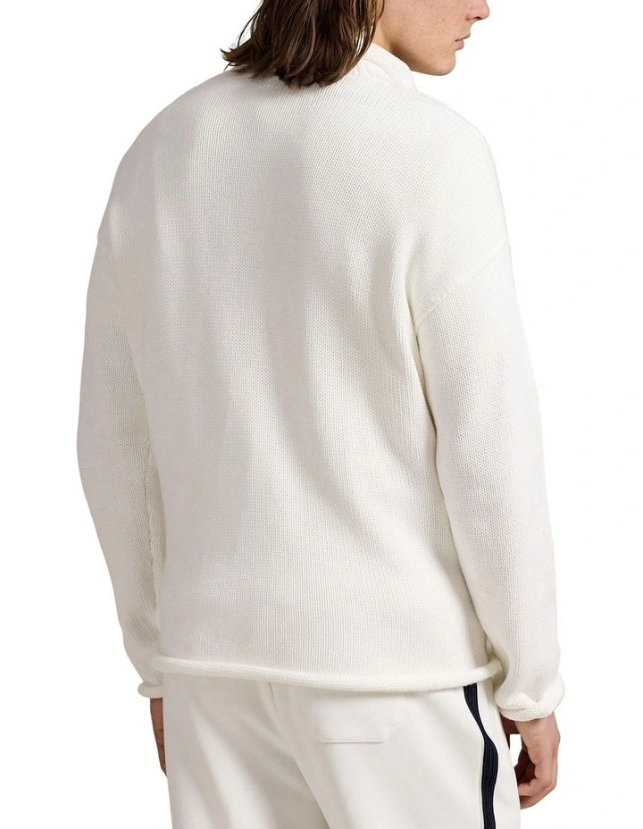 The I Heart Polo Flag Sweater in White image 2