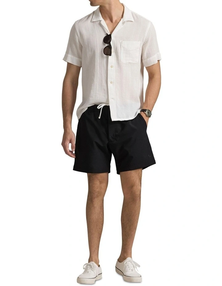Prepster Swim Trunk 6-Inch in Black image 3