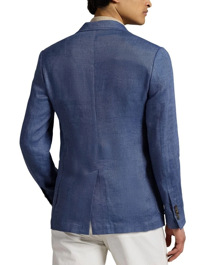Soft Modern Twill Sport Coat in Blue image 2