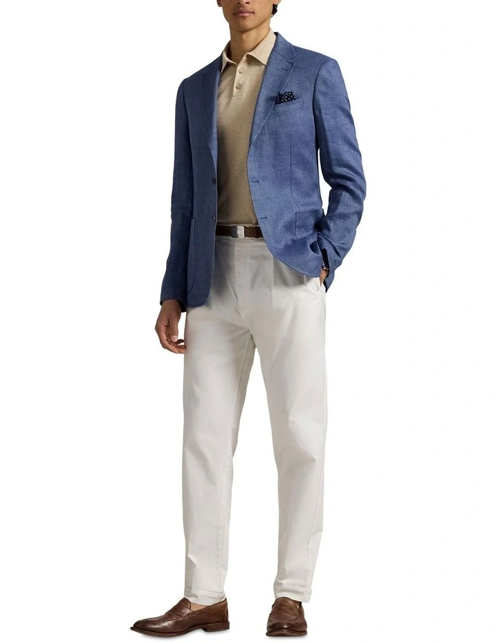 Soft Modern Twill Sport Coat in Blue image 3
