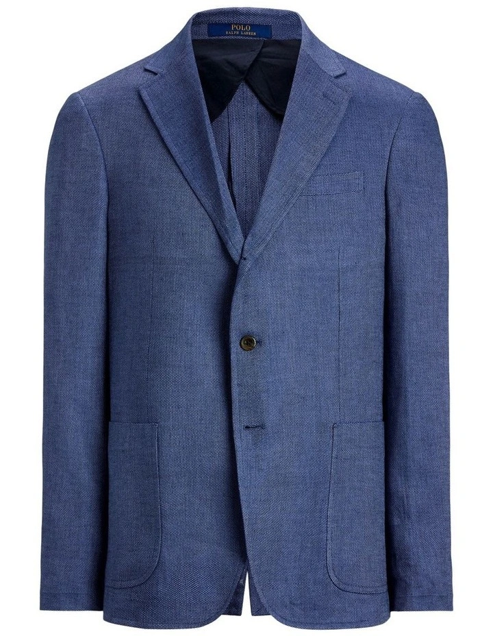 Soft Modern Twill Sport Coat in Blue image 4