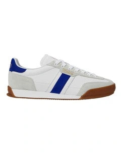 Hester Leather-Suede Sneaker in White