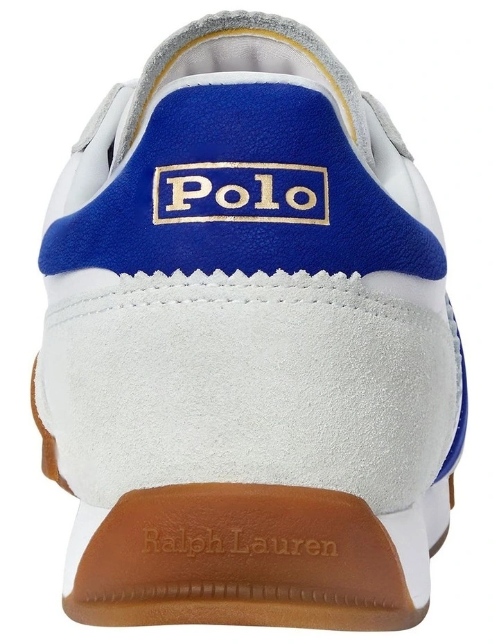 Hester Leather-Suede Sneaker in White image 3