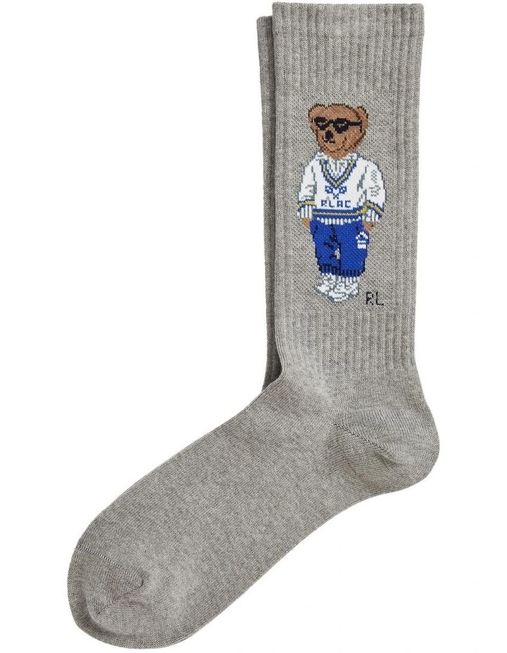 Polo Bear Cotton-Blend Crew Socks image 1