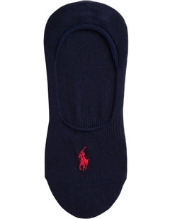 Cotton-Blend Liner Socks