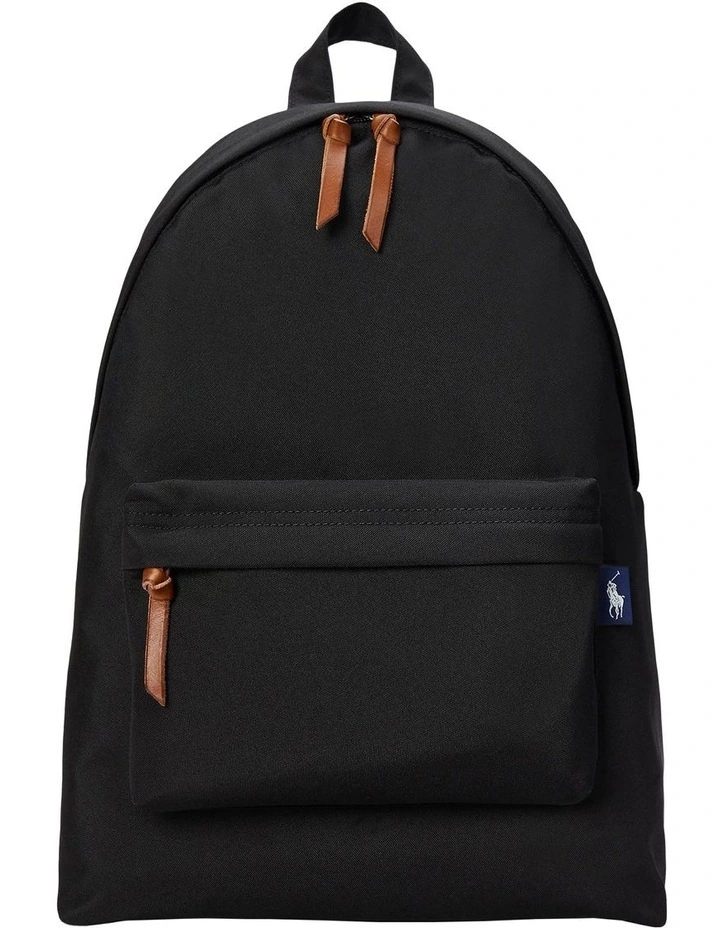 Leather-Trim Backpack image 1