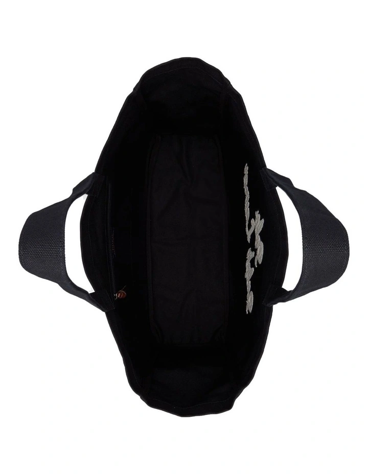 Embroidered Canvas Tote image 3