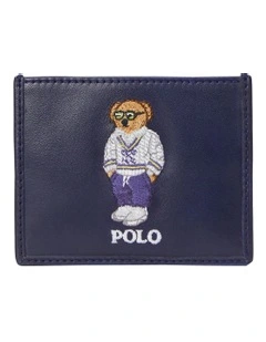 Polo Bear Leather Card Case