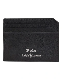Pebbled Leather Card Case