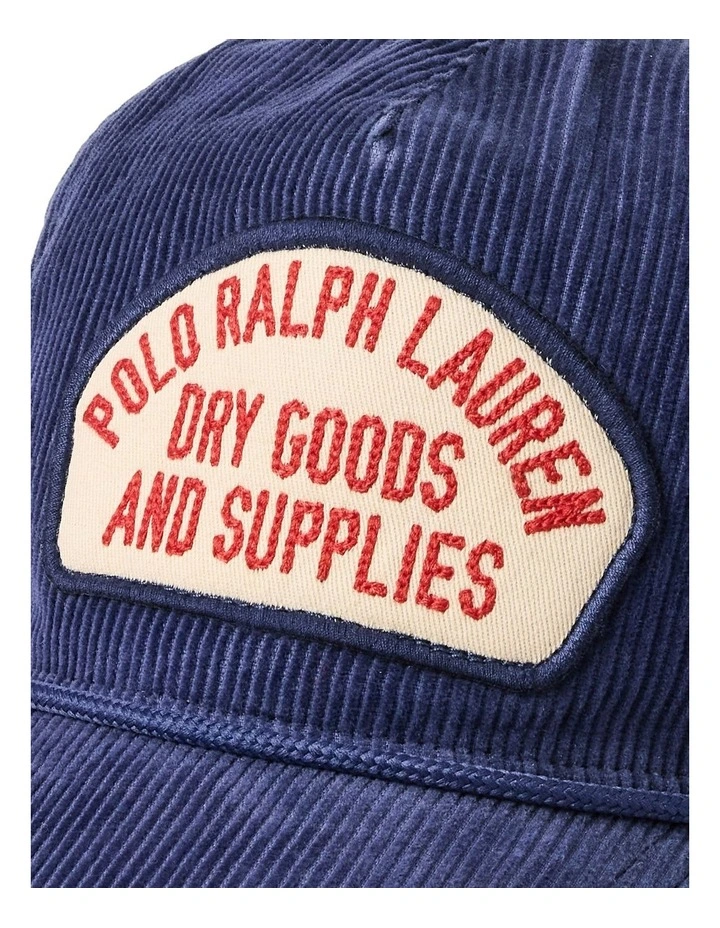 Logo-Patch Corduroy Trucker Cap image 3