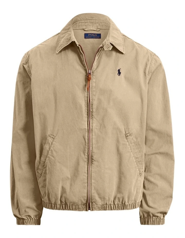 Bayport Cotton Jacket in Beige image 4