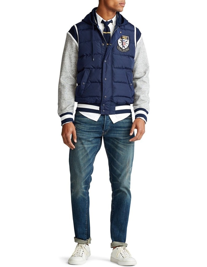 ralph lauren paneled down hoodie