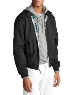Cotton Twill Jacket in Black