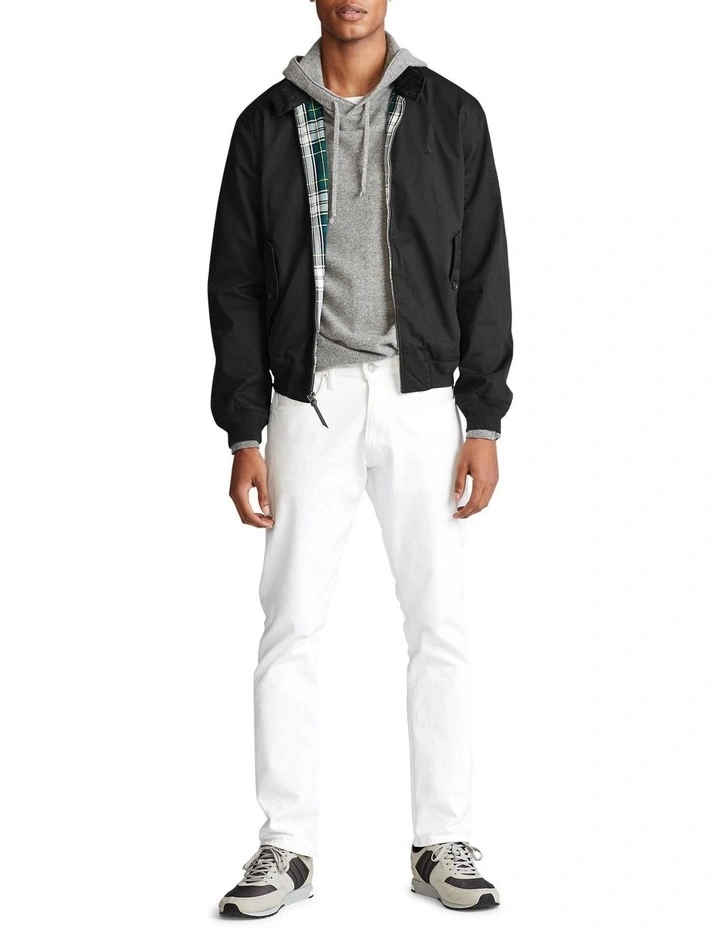 Cotton Twill Jacket in Black image 3