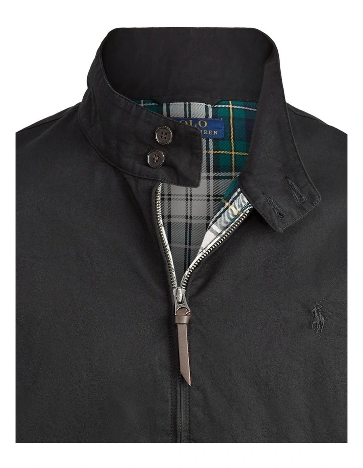 Cotton Twill Jacket in Black image 5