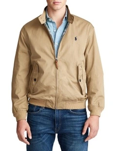 Cotton Twill Jacket in Beige