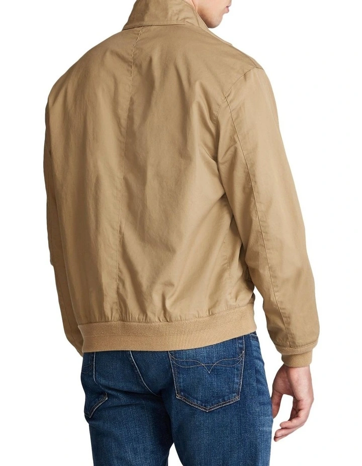 Cotton Twill Jacket in Beige image 2