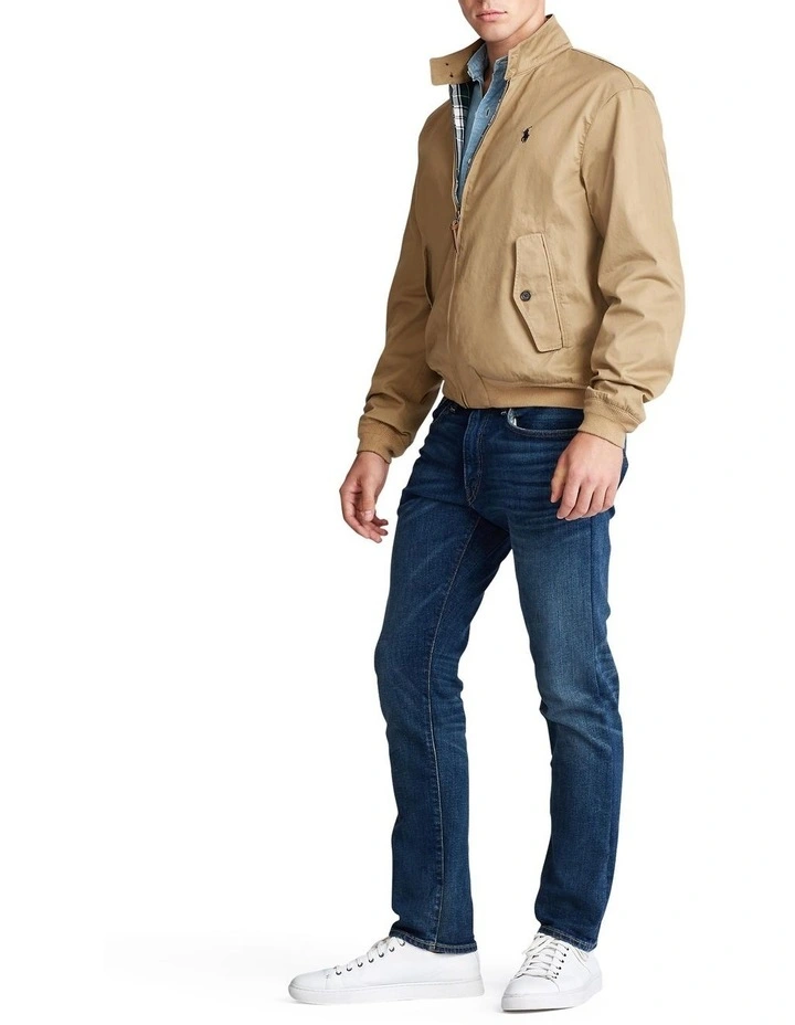 Cotton Twill Jacket in Beige image 3