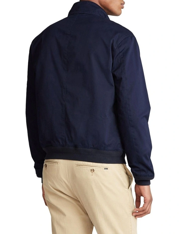 Cotton Twill Jacket in Navy image 2