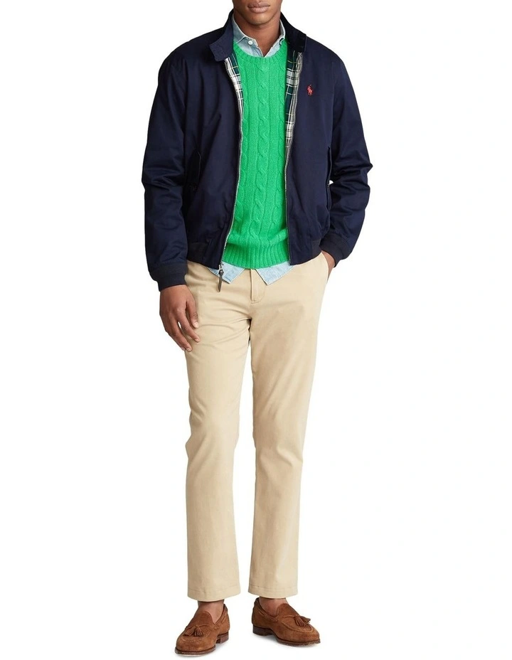 Cotton Twill Jacket in Navy image 3
