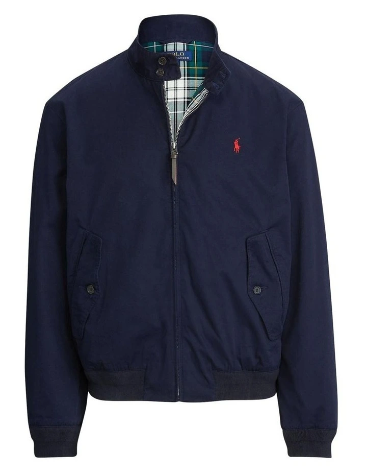 Cotton Twill Jacket in Navy image 4