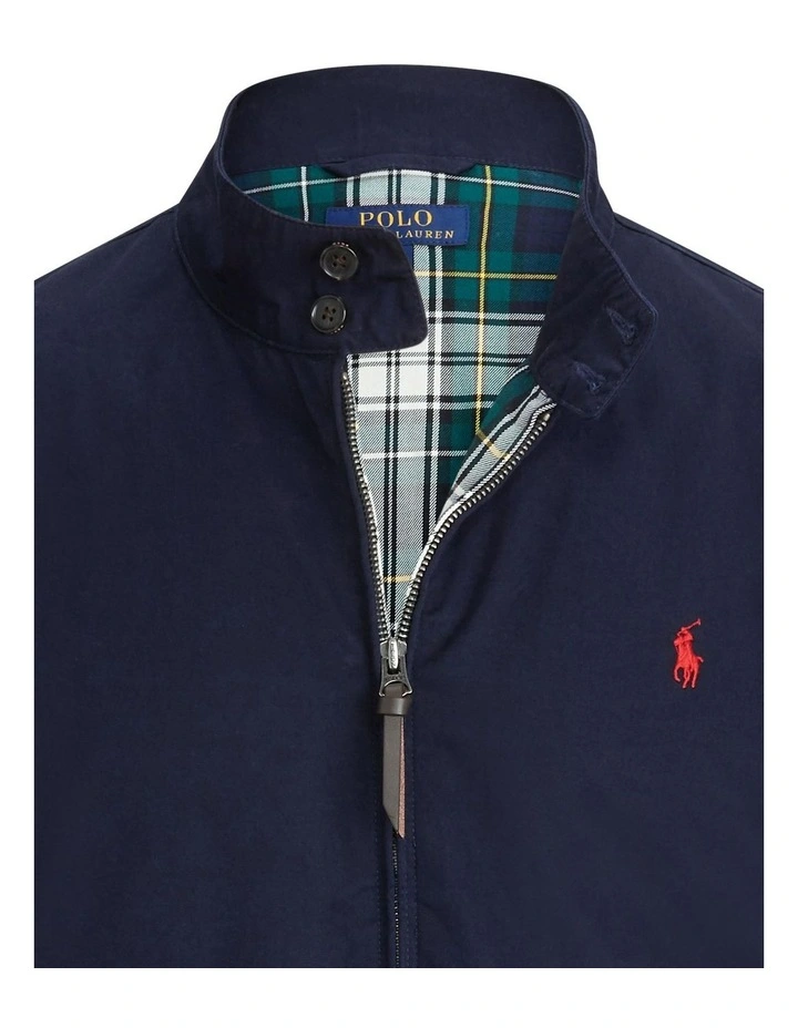Cotton Twill Jacket in Navy image 5