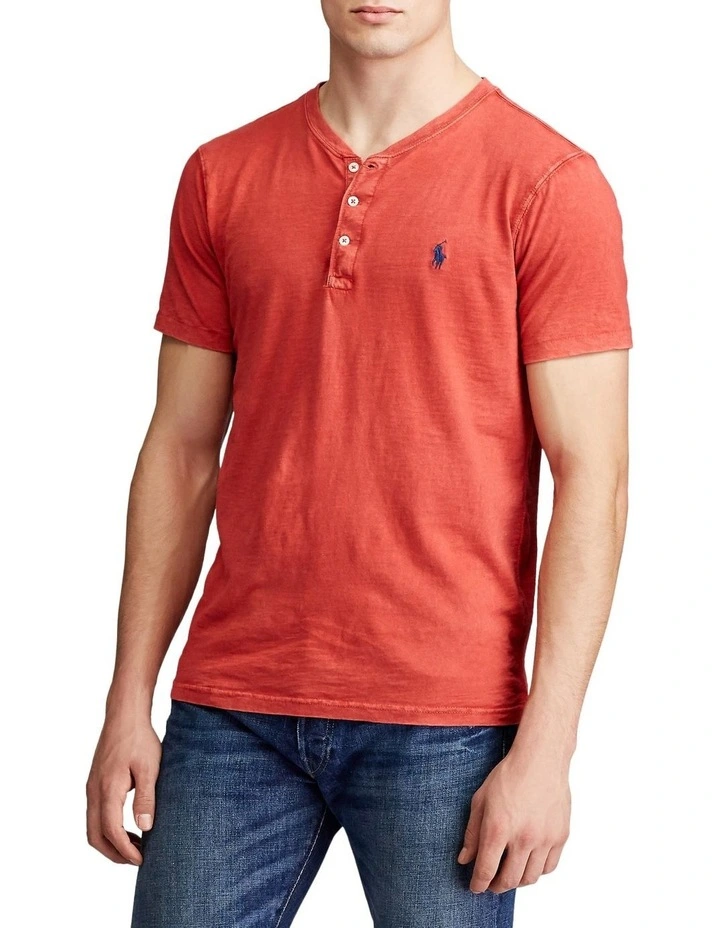 Slub Jersey Henley Shirt image 2