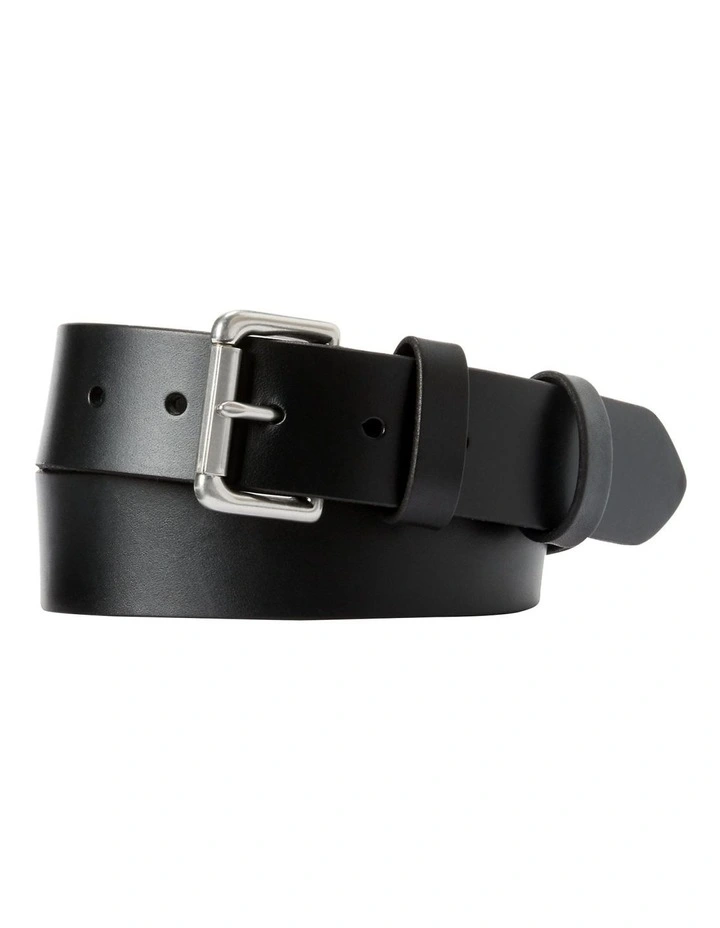 Leather Roller Buckle Belt image 1