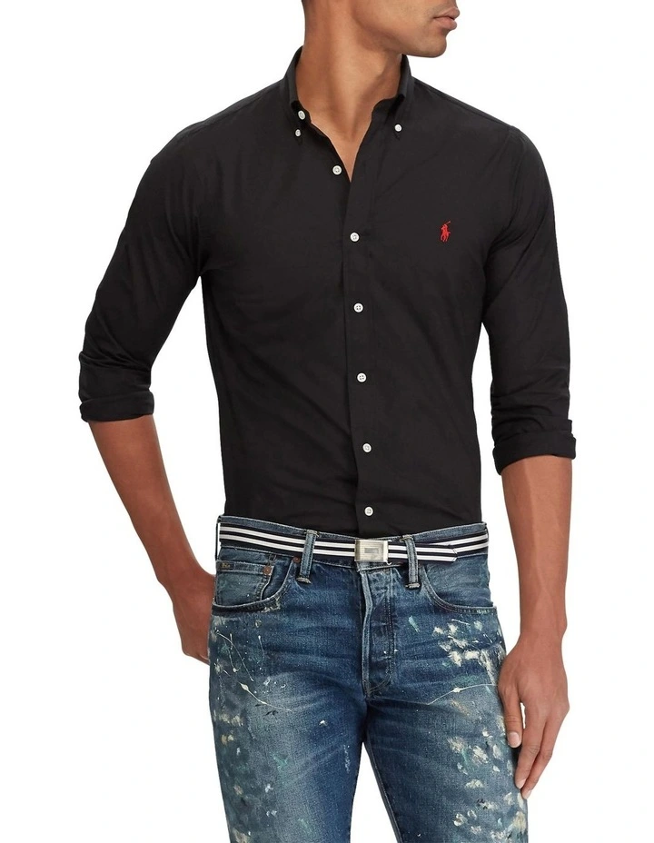 Slim Fit Poplin Shirt image 1